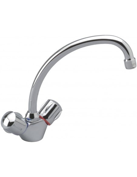 Mélangeur évier Ulysse - Tête céramique d1789aa - Porcher