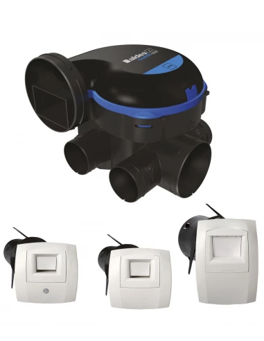 Kit vmc easyhome hygro premium mw + bouches bahia curve electrique - ALDES