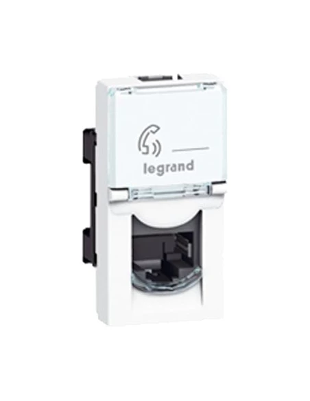 Rj45 c6a stp mosaic 1 m