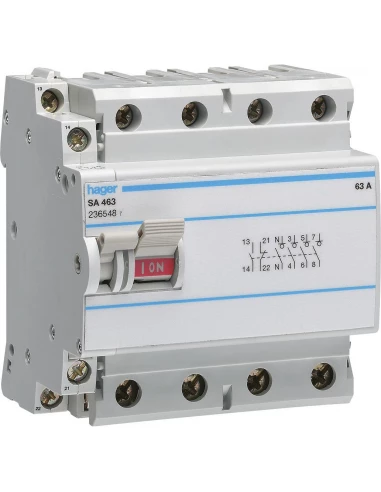 Inter declenchemt libre 4p 63a