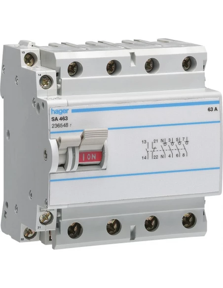 Inter declenchemt libre 4p 63a