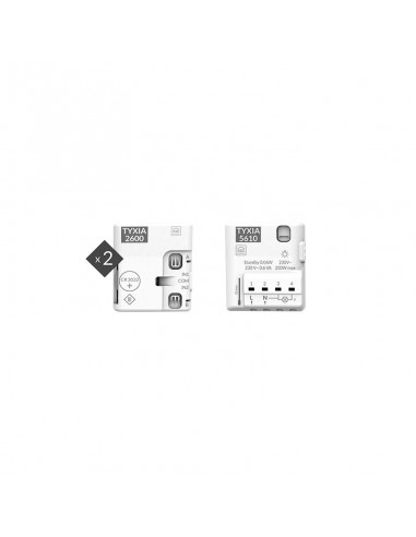 Pack pour va-et-vient sans fil sans neutre - 6351408 - Pack Tyxia 511 - Delta Dore