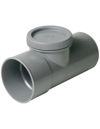 Te de visite en PVC d100 vt 8 - NICOLL