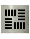 Grille Carrée Grafic Design moderne, drainage efficace - Lazer