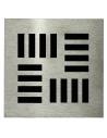 Grille carree 130 x 130 grafic