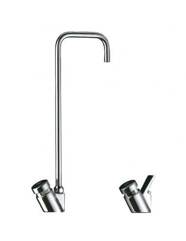 Robinet col de cygne pour fontaine à eau 311tr1 - Tube Rilsan 4x6 - Delabie