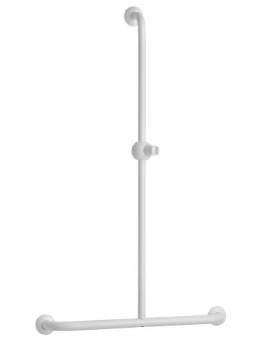 Barre de douche en T aluminium époxy Pellet