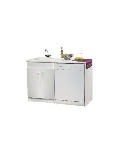 Meuble sous évier Lav' Vaisselle - 2 portes140 x 60 cm - Néova