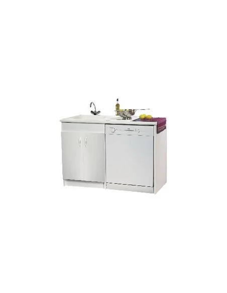 Meuble sous évier Lav' Vaisselle - 2 portes140 x 60 cm - Néova