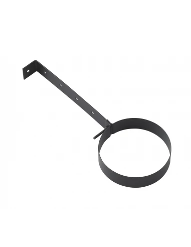 Collier fixation noir mat d080