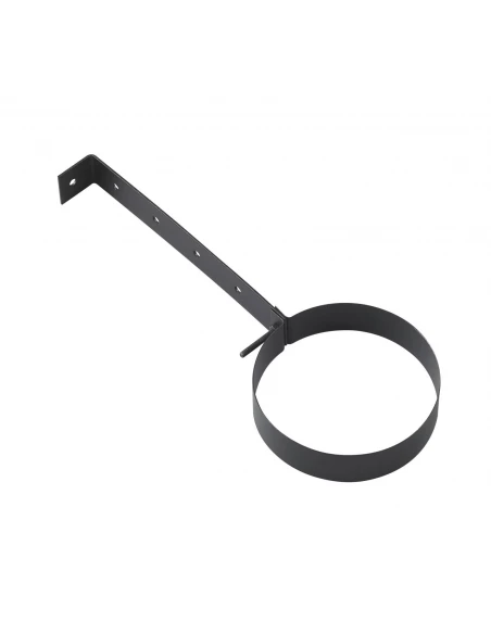 Collier fixation noir mat d080