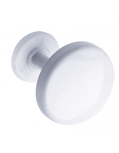 Porte Peignoir Blanc 1 Tête Accroche murale simple et élégante pour salle de bain. - Godonnier