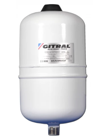 Vase d'expansion ECS - Hydrochaud Gitral 12 l hy12 - GITRAL
