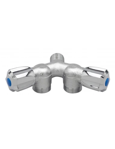 Robinet m a l double 1/2-3/4