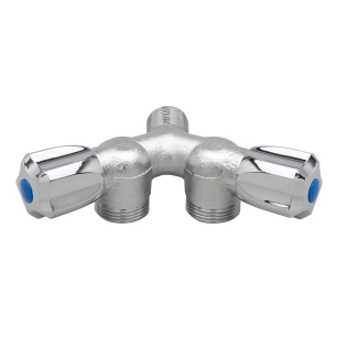 Robinet m a l double 1/2-3/4