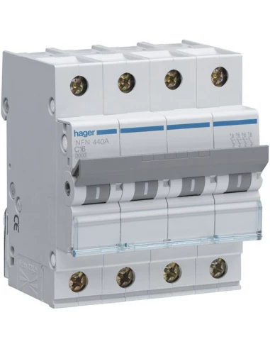 Disjoncteur 4p 63a nfn463