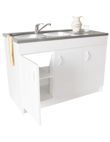 Meuble sous-évier Progrès - s10n03120 - 120x60cm - Néova