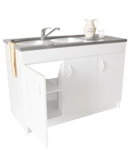 Meuble sous-évier Progrès - s10n03120 - 120x60cm - Néova