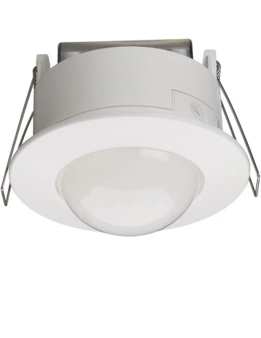 Détecteur IR plafond semi-encastré 360° blanc Hager