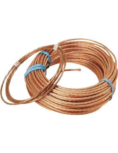 Cablette de cuivre 25 mm² à la coupe (vendu au mêtre)