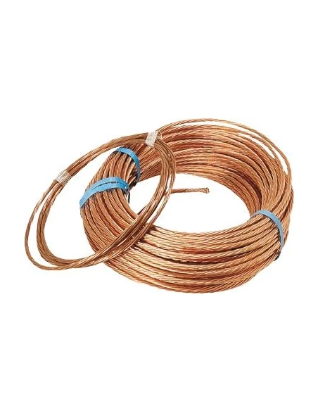 Cablette de cuivre 25 mm² à la coupe (vendu au mêtre)