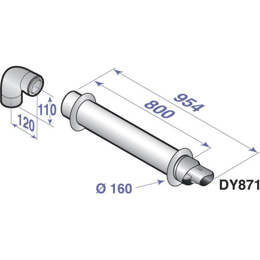 Terminal horizontal fm183