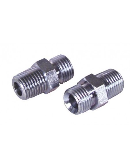 Nipple fioul conique (x2) m3/8 x m3/8