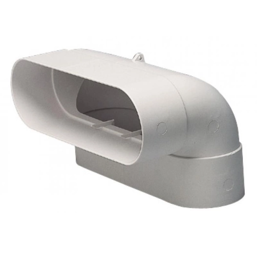 Barre circulaire Minigaine longueur 3 mètres diamètre 125 millimètres blanc - ALDES