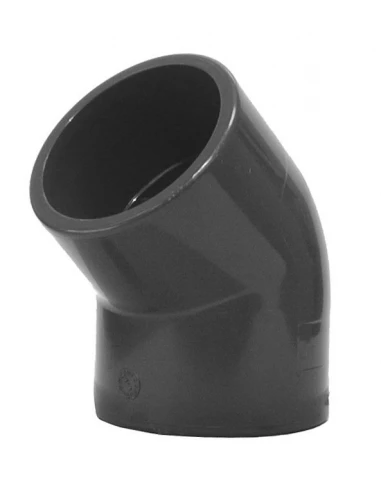 Coude 45° ff pvc pression d32