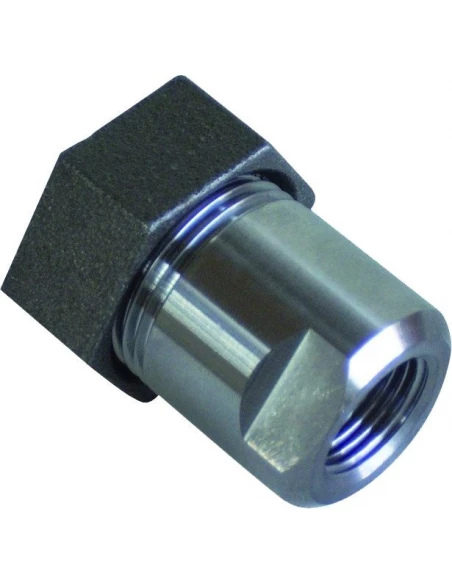 Raccord VITEFER long noir 15x21 - Amblard