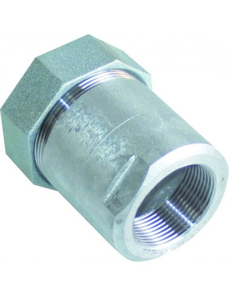 Raccord Vite-Fer Long Galva Raccord rapide galvanisé pour tuyauterie fer - Amblard