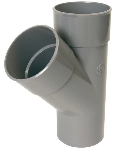 Raccord Y Culotte à 45° PVC MF diamêtre 100mm UBT14 - Nicoll