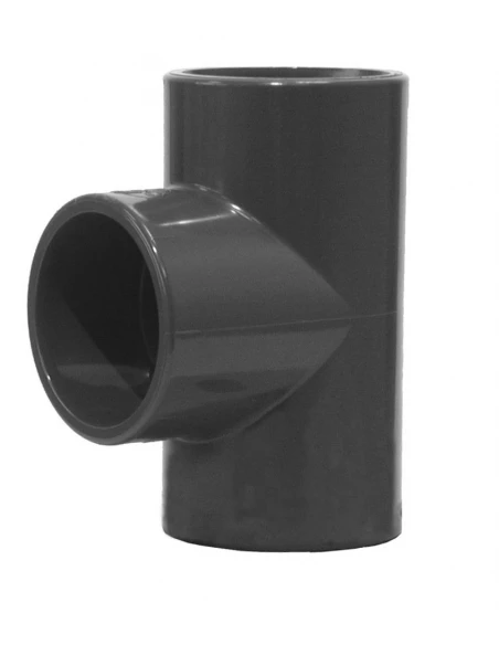 Te 90 femelle PVC pression diamêtre 50mm - ALIAXIS