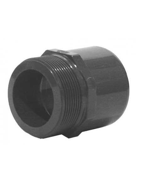 Embout m2' pvc pression 75x63