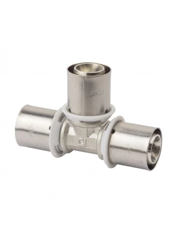 Té égal multicouche à sertir 20mm - Tuyauterie et Raccords