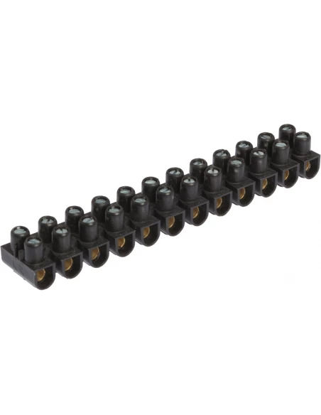 Barette 2 x 12 nylbloc noire 6mm