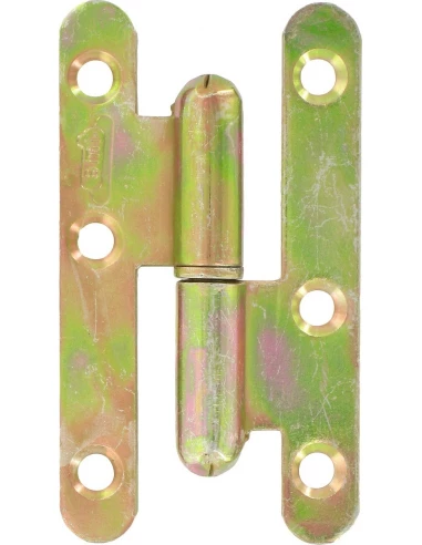 Paumelle de batiment bouts ronds 55 x 140 1 droite - Strauss Vonderweidt