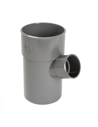 Embranchement pvc simple mf à 67°30 nicoll 100/50 ubt66