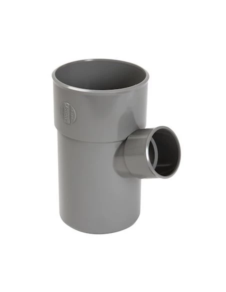 Embranchement pvc simple mf à 67°30 nicoll 100/50 ubt66