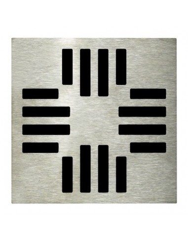 Grille Carrée Grafic Design moderne, drainage efficace - Lazer