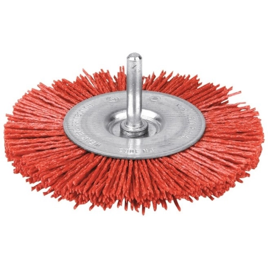 Brosse circulaire nylon rouge 75 4500