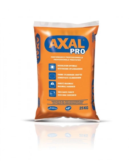 Sel Adoucisseur Axal Pro 15kg Haute pureté pour adoucisseurs - Axal Pro