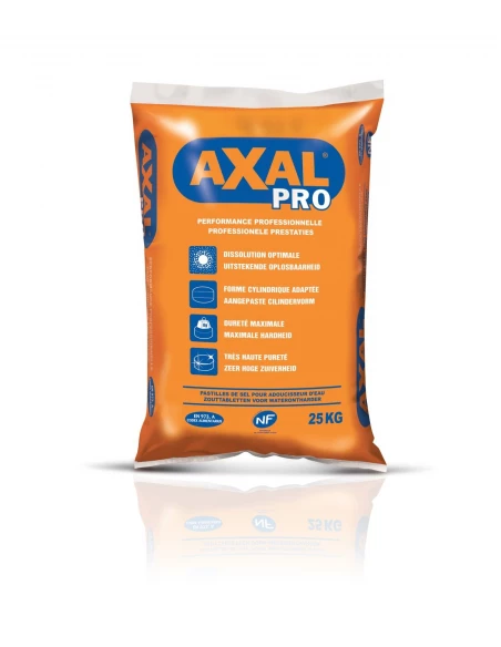 Sel pour adoucisseur d'eau sac 15kg - AXAL PRO