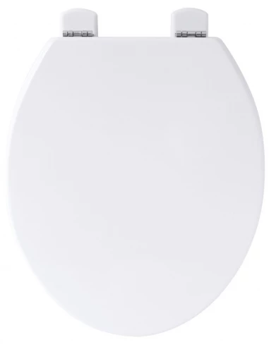 Abattant WC europe double blanc en bois - OLFA