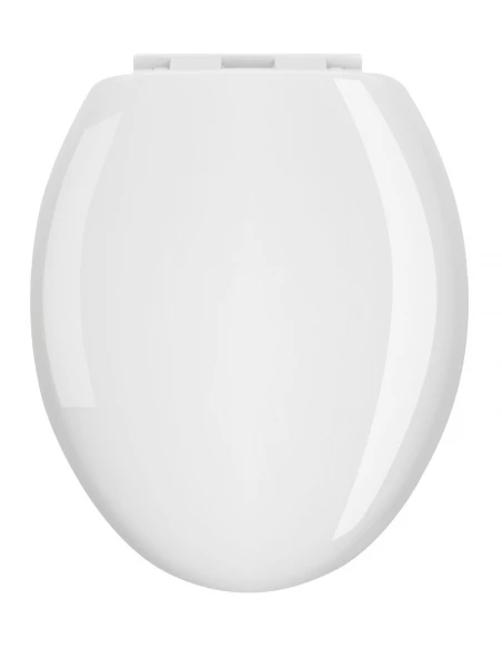 Abattant WC descente assistée blanc Mazu