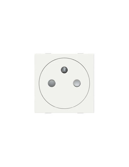 Prise De Courant Affleurante 2p+t Unica - 90° - 16a - Blanc