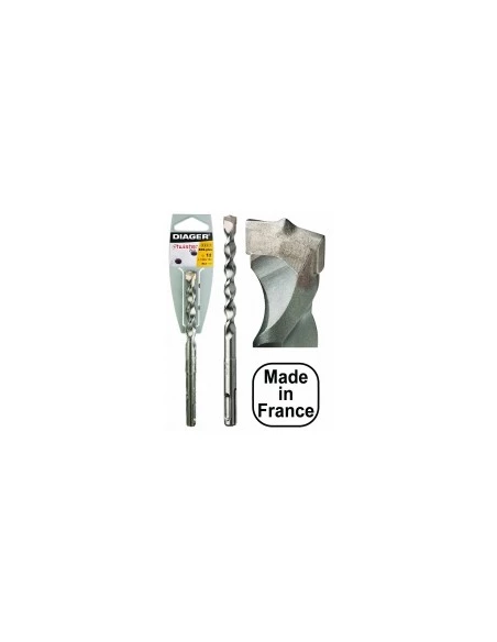Meches beton sds+ twister2 plus réf 110d25l260désignation 1 mèchediamètre 25,0 mmlongueur 260 / 200 mm