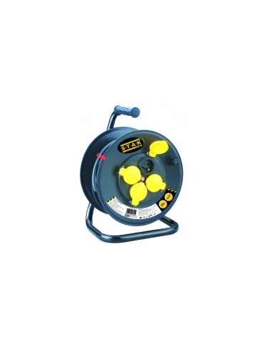 Enrouleur Chantier, 4 Prises, H07rn-f3g1.5mm2, 40m , Nf,ce,ip44