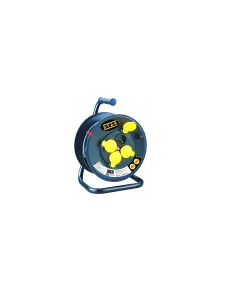 Enrouleur Chantier, 4 Prises, H07rn-f3g1.5mm2, 40m , Nf,ce,ip44