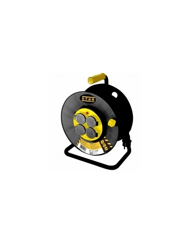 Enrouleur Pro, 4 Prises, H07rn-f3g2.5mm2, 25m , Nf,ce - Ip44.